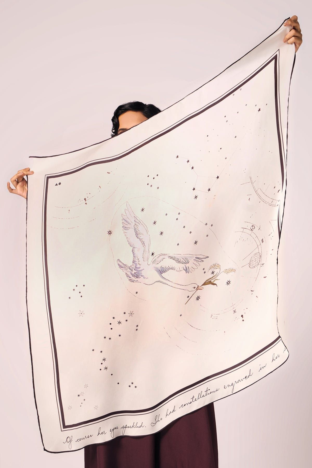 Virgo Printed Satin Scarf - image 2