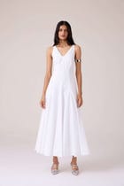 Aurora White Panelled Dress view 1