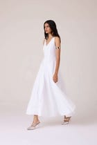 Aurora White Panelled Dress view 11