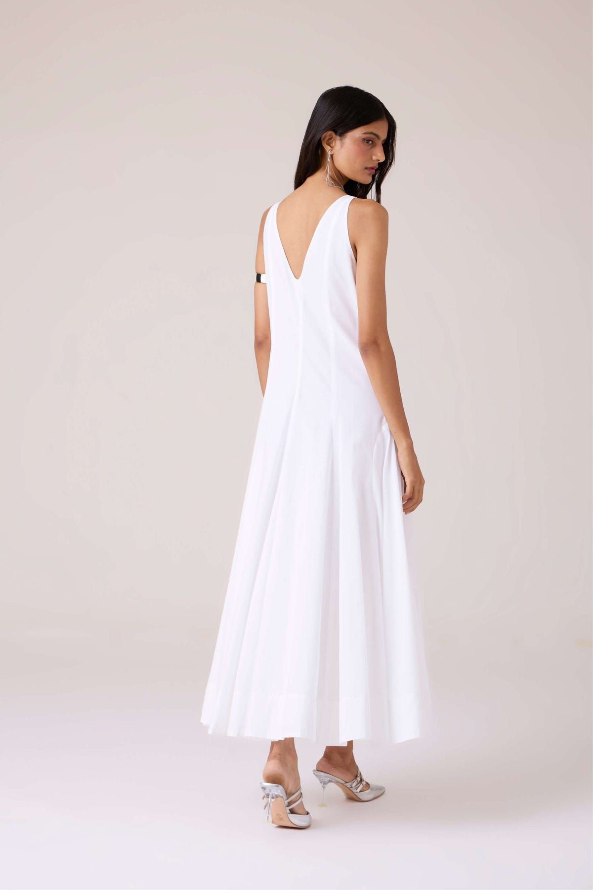 Aurora White Panelled Dress - image 14