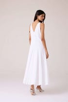 Aurora White Panelled Dress view 14