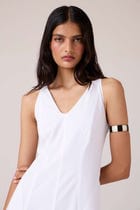 Aurora White Panelled Dress view 5