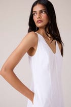 Aurora White Panelled Dress view 6