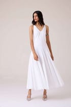 Aurora White Panelled Dress view 7