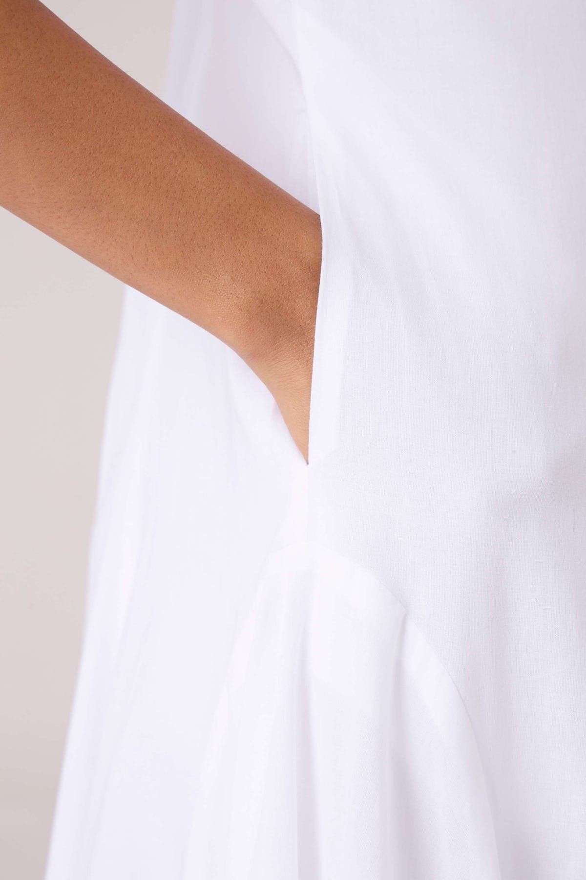 Aurora White Panelled Dress - image 8