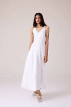 Aurora White Panelled Dress view 10