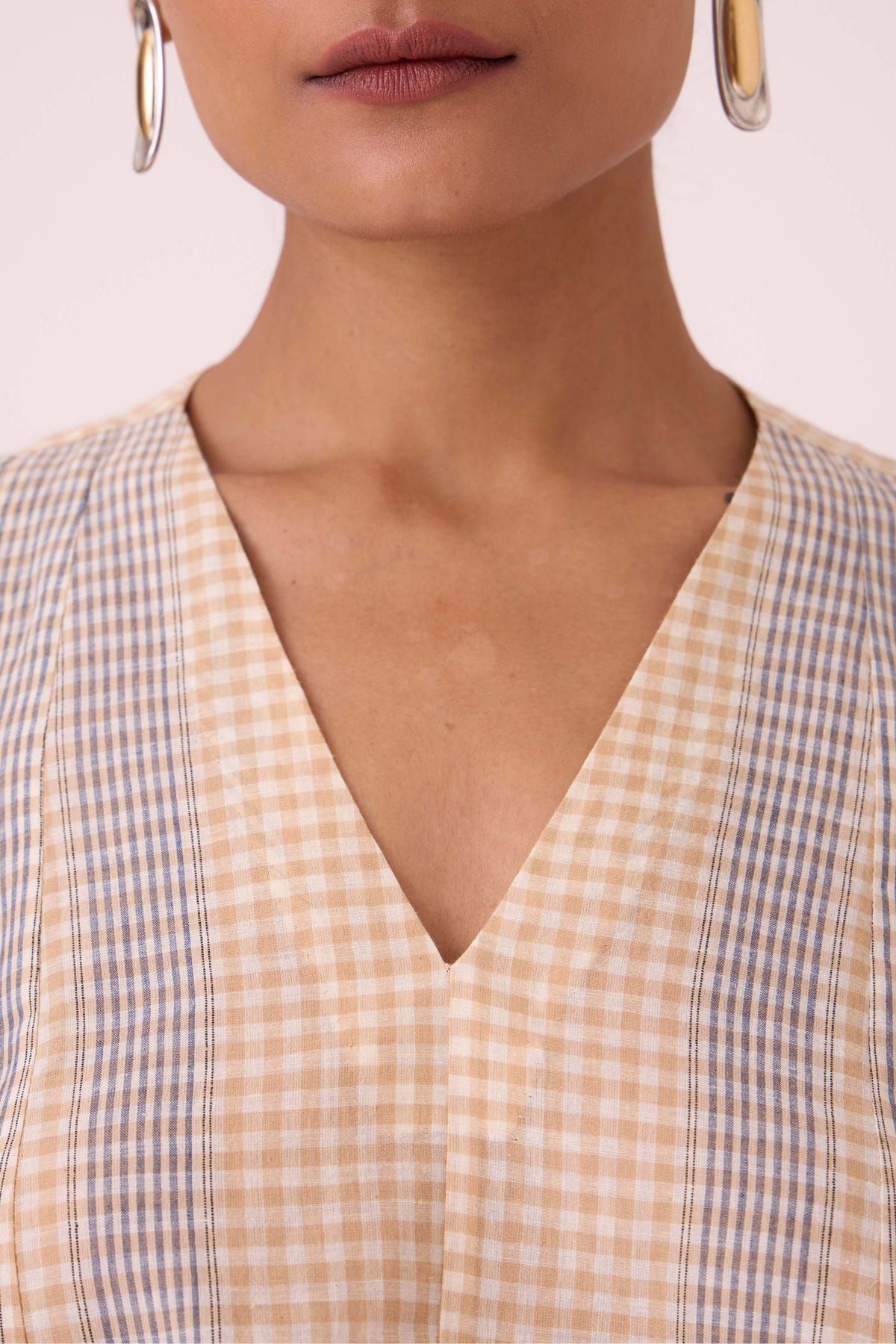 Nastasya Beige Handwoven Top - image 5