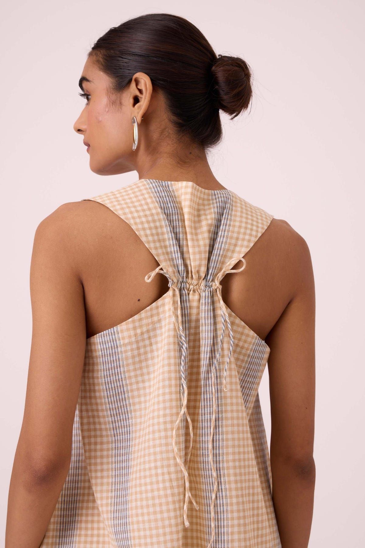Nastasya Beige Handwoven Top - image 7