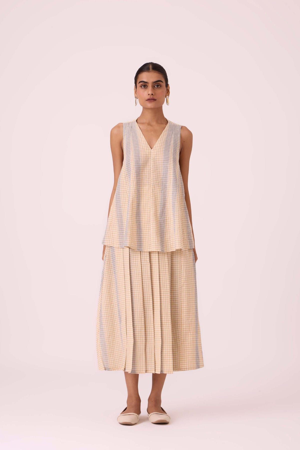 Nastasya Beige Handwoven Top - image 9
