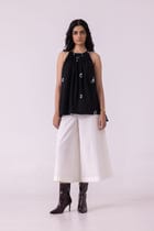 Brad Off White Handwoven Pants view 1