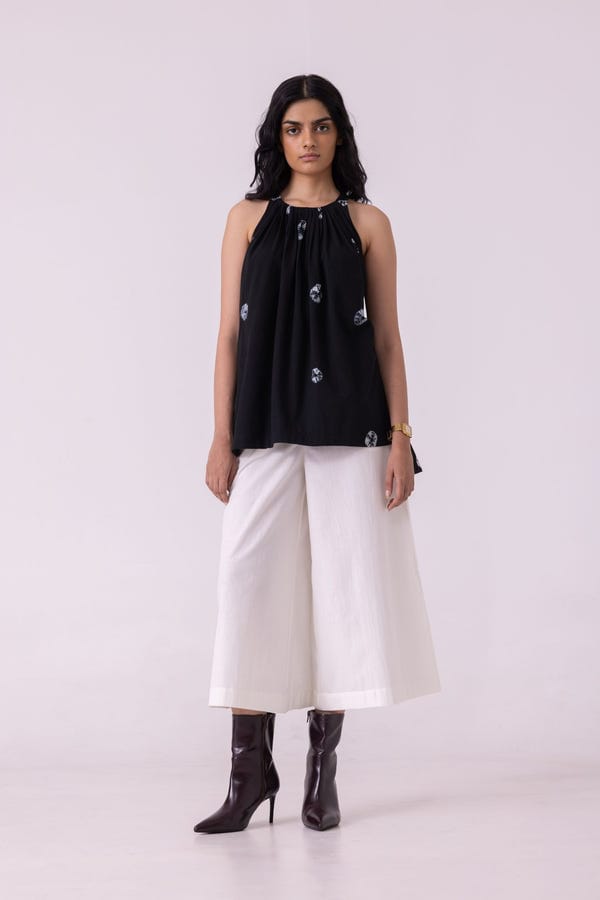 The Summer House — Brad Off White Handwoven Pants