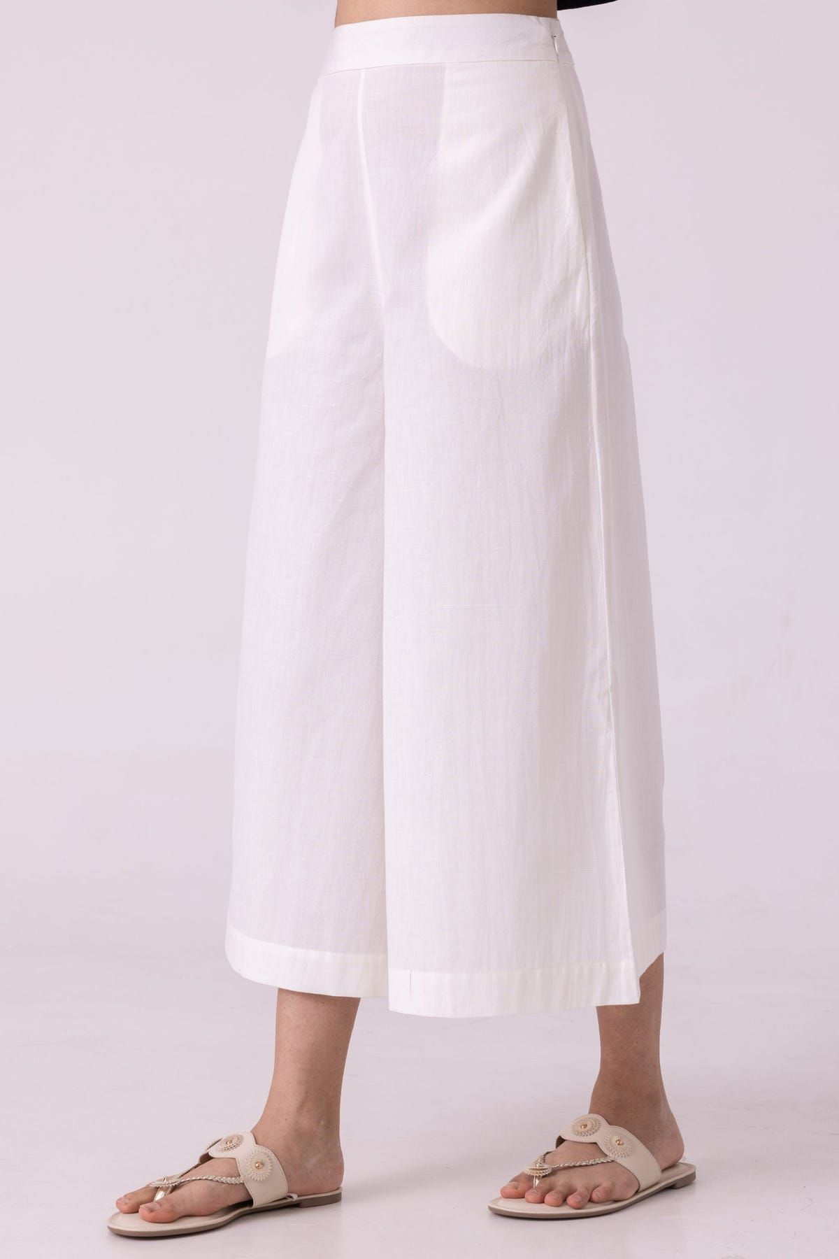 Brad Off White Handwoven Pants - image 5