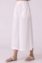 Brad Off White Handwoven Pants view 5