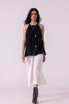 Brad Off White Handwoven Pants view 6
