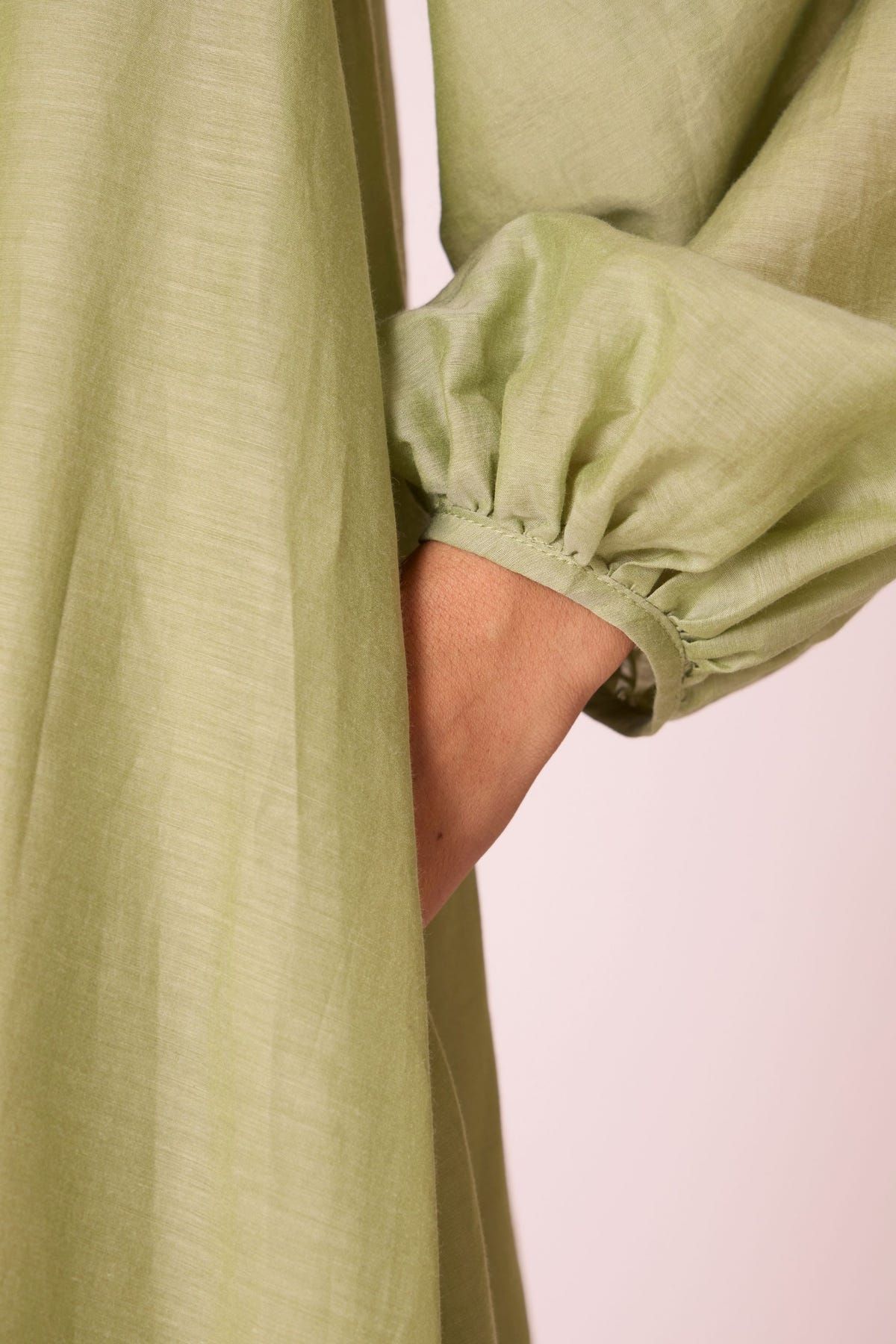 Klyuch Green Panelled Dress - image 11
