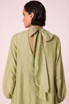 Klyuch Green Panelled Dress view 7