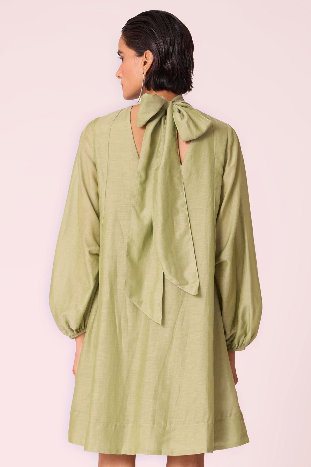 Klyuch Green Panelled Dress - image 8
