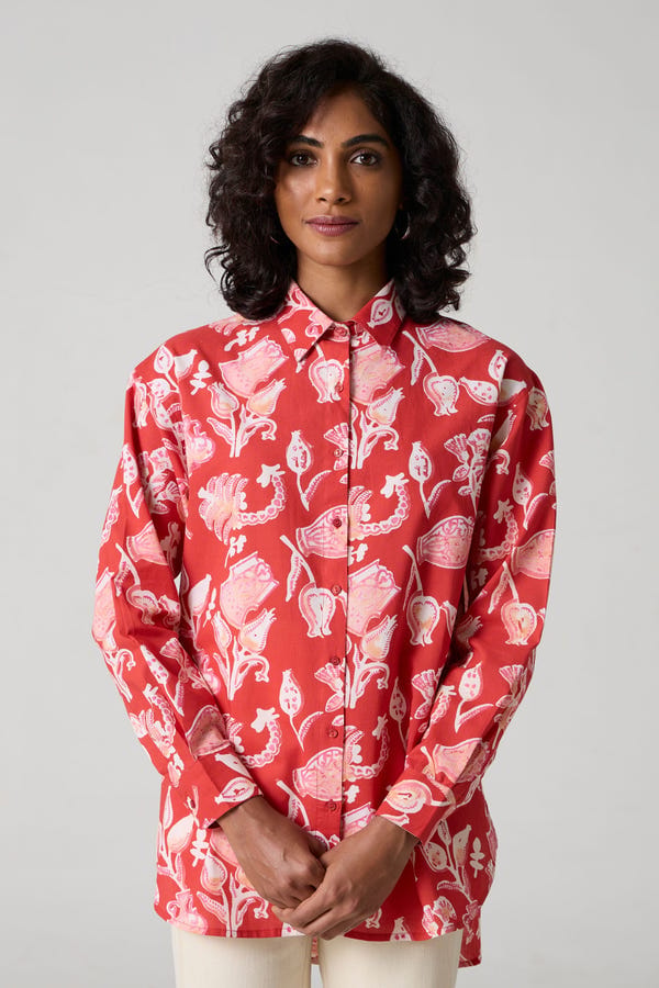 The Summer House — Kwan Red Shirt
