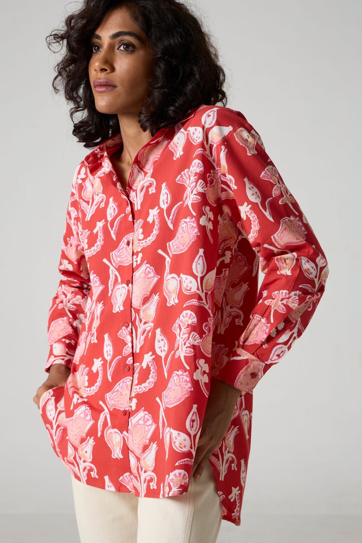 Kwan Red Shirt - image 4