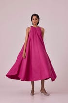 Audric Pink Midi Dress view 1