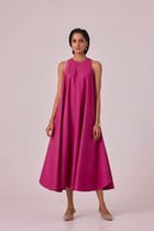 Audric Pink Midi Dress view 3