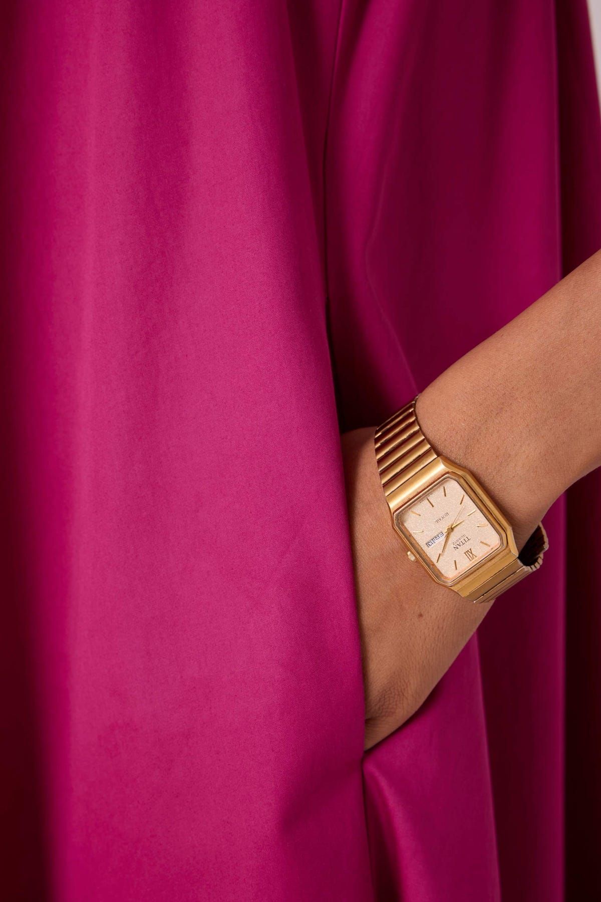 Audric Pink Midi Dress - image 6