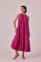 Audric Pink Midi Dress view 9