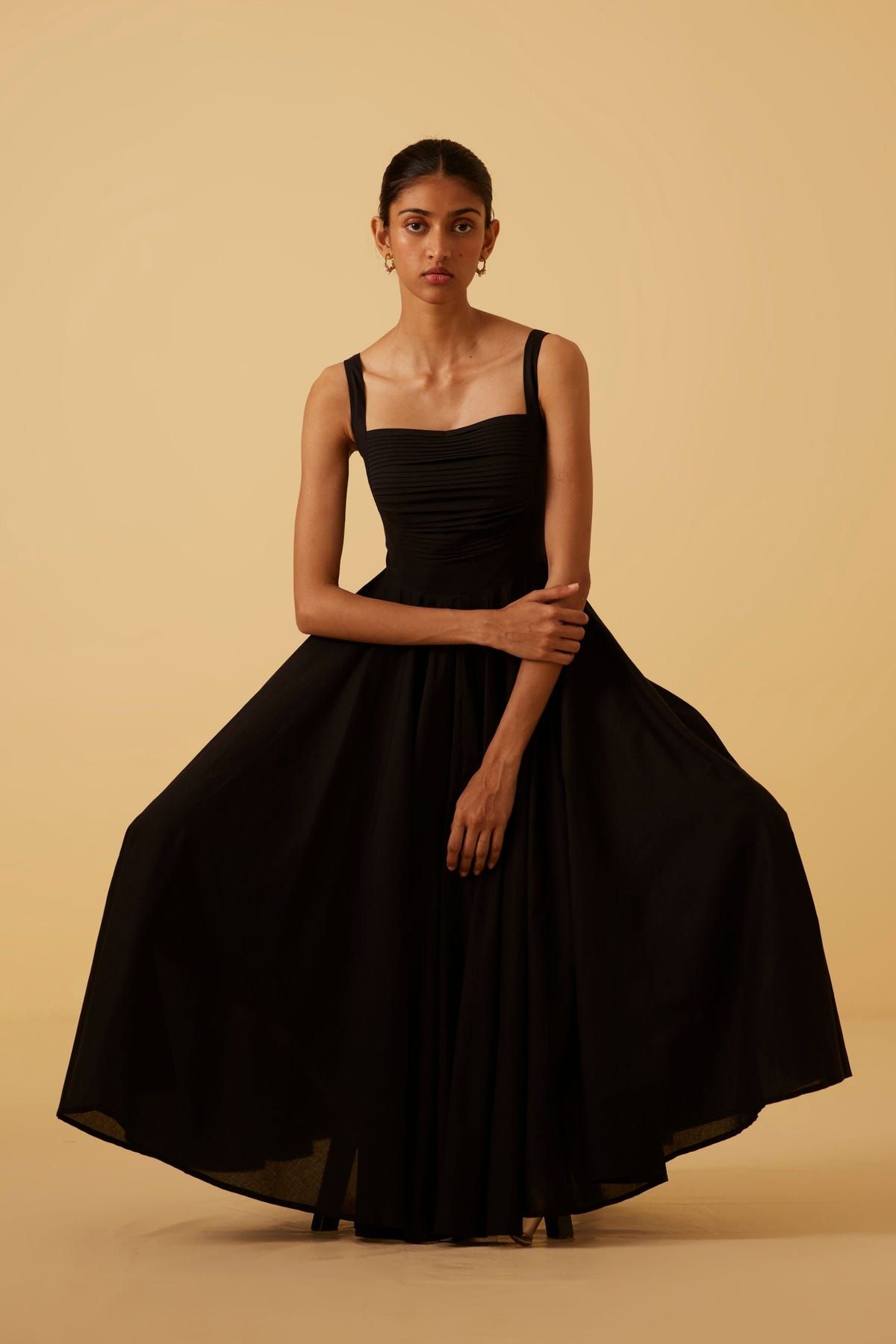 Manoor Black Organic Cotton Dress - image 7