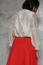 Atlas White Handwoven Top view 5