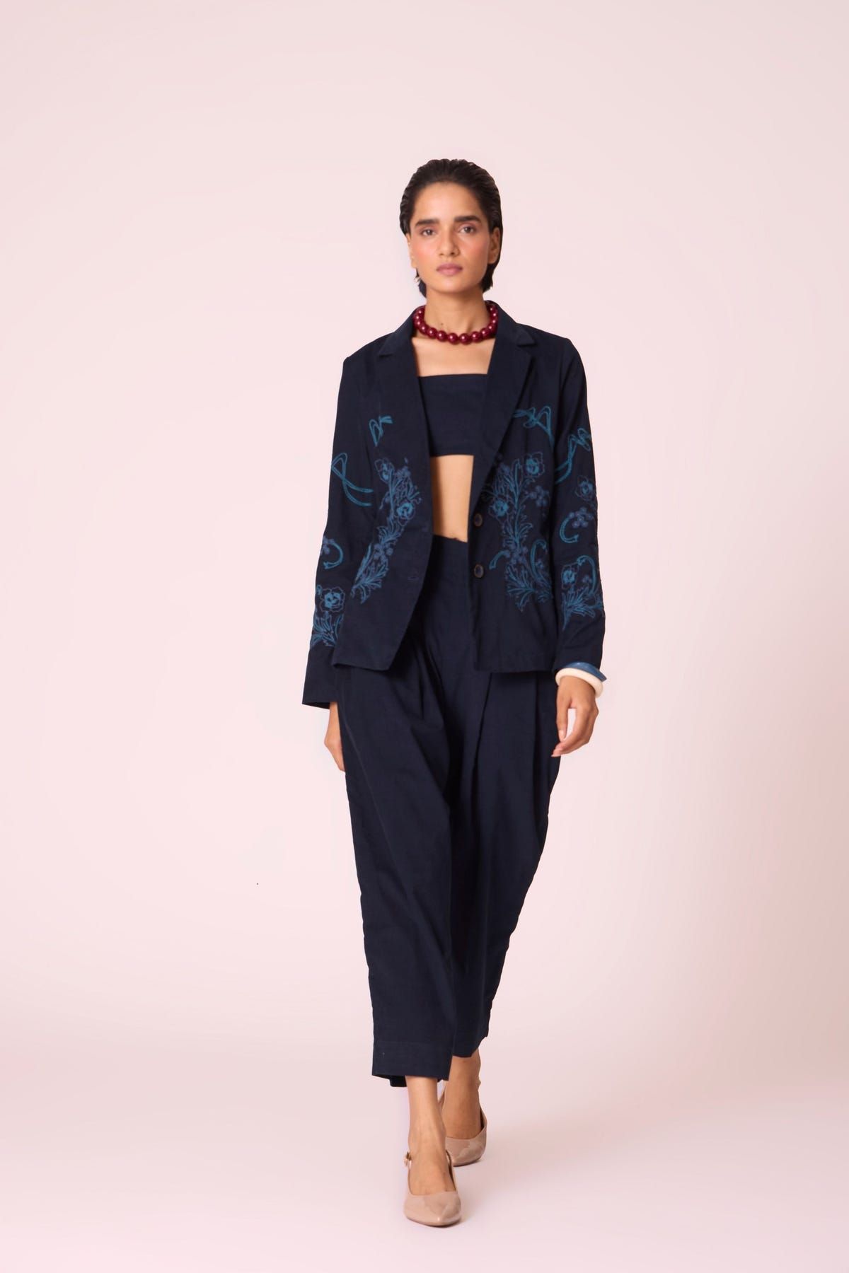 Bandra Navy Needlecord Pants - image 11