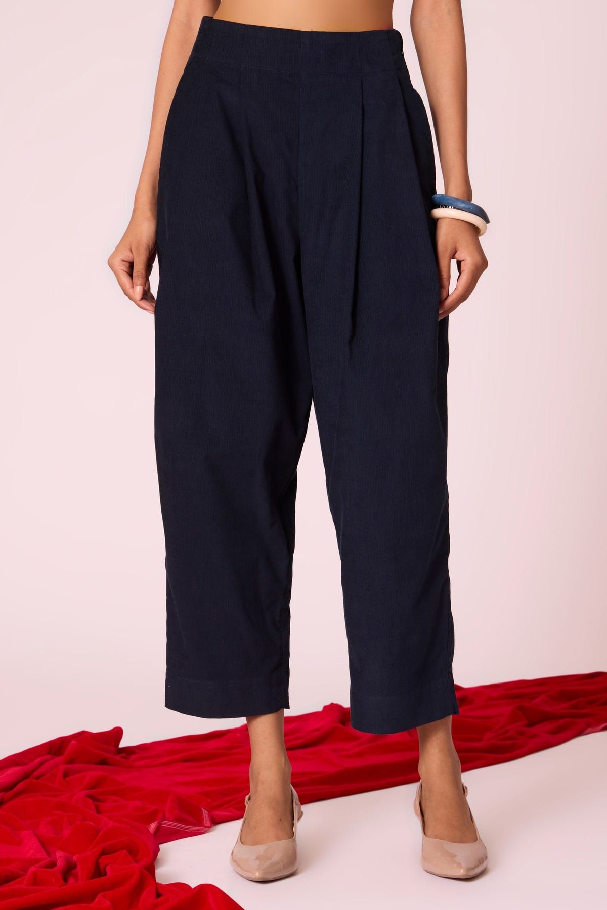Bandra Navy Needlecord Pants - image 4