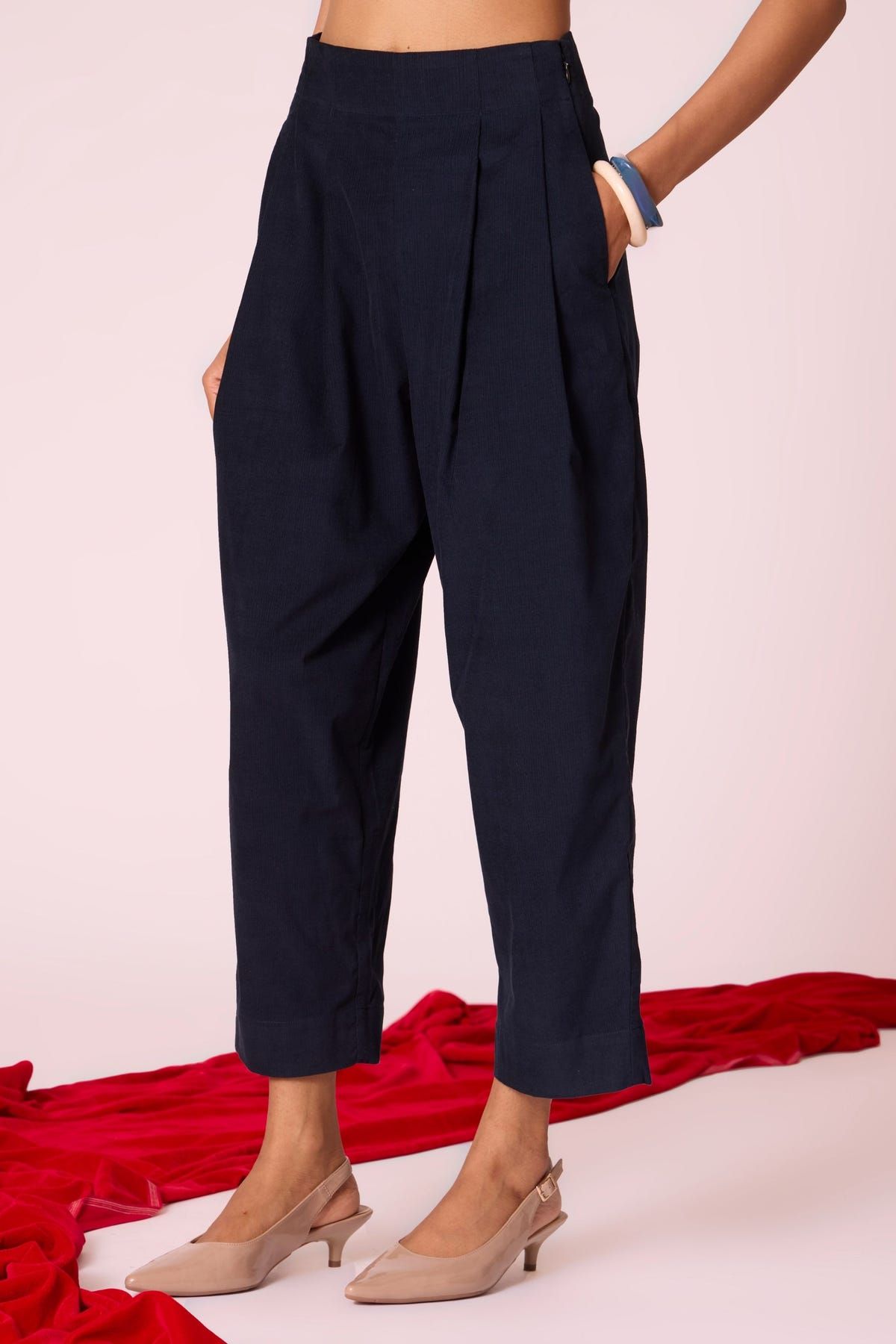 Bandra Navy Needlecord Pants - image 7