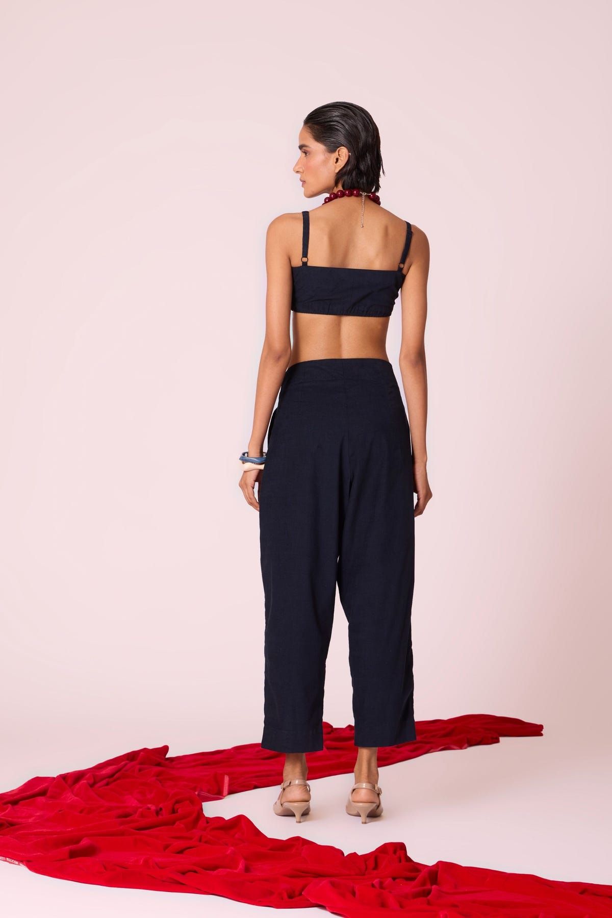 Bandra Navy Needlecord Pants - image 10