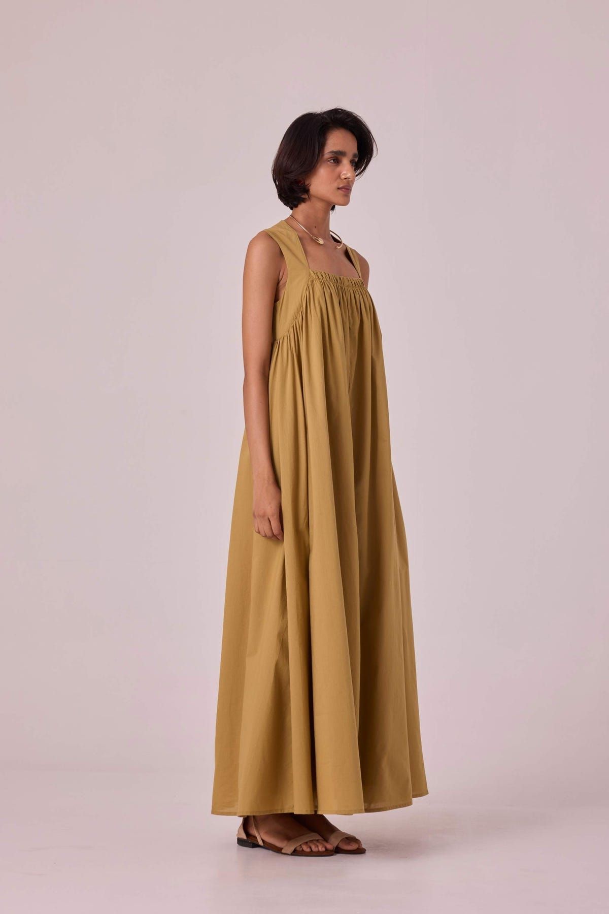 Themis Tan Organic Maxi Dress - image 2