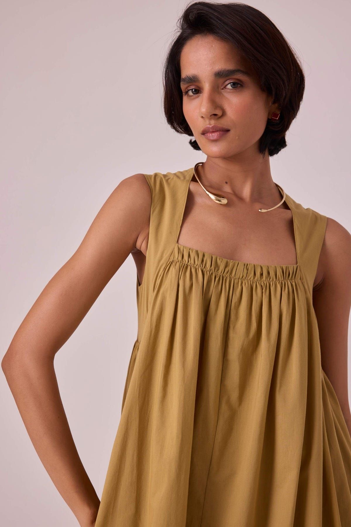 Themis Tan Organic Maxi Dress - image 4