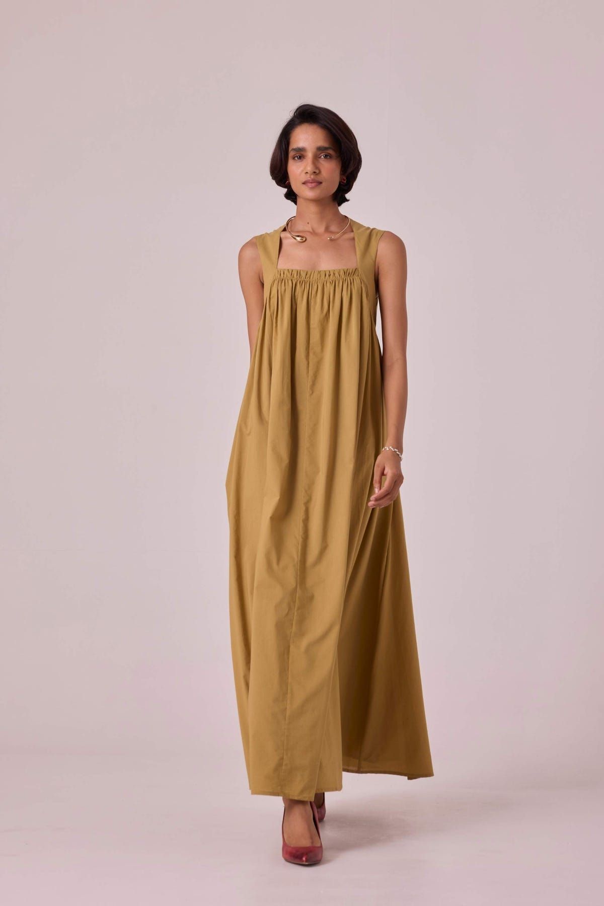 Themis Tan Organic Maxi Dress - image 6