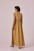 Themis Tan Organic Maxi Dress view 8