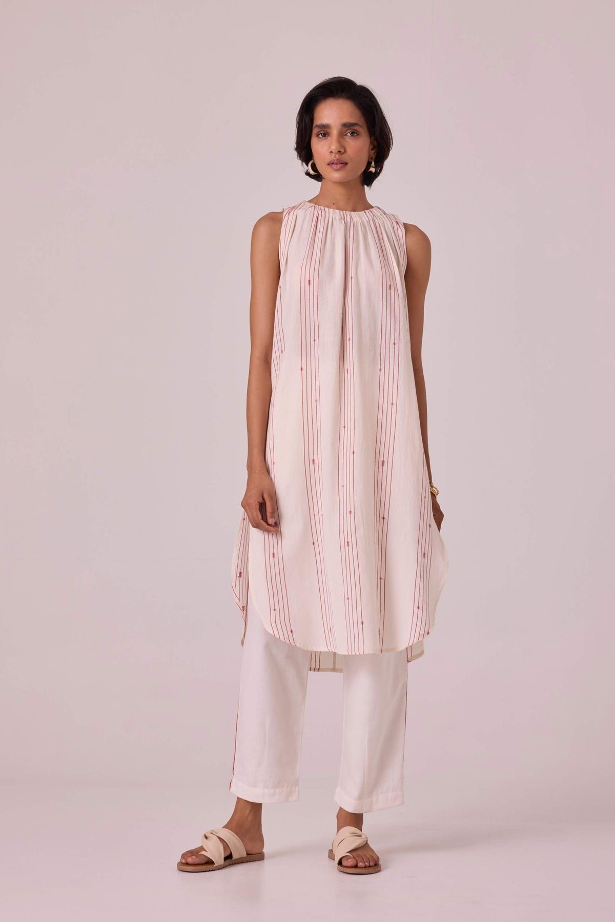 Ratan Off White Handwoven Pant - image 6