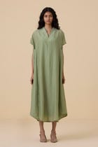 Meer Green Kaftan Dress view 2
