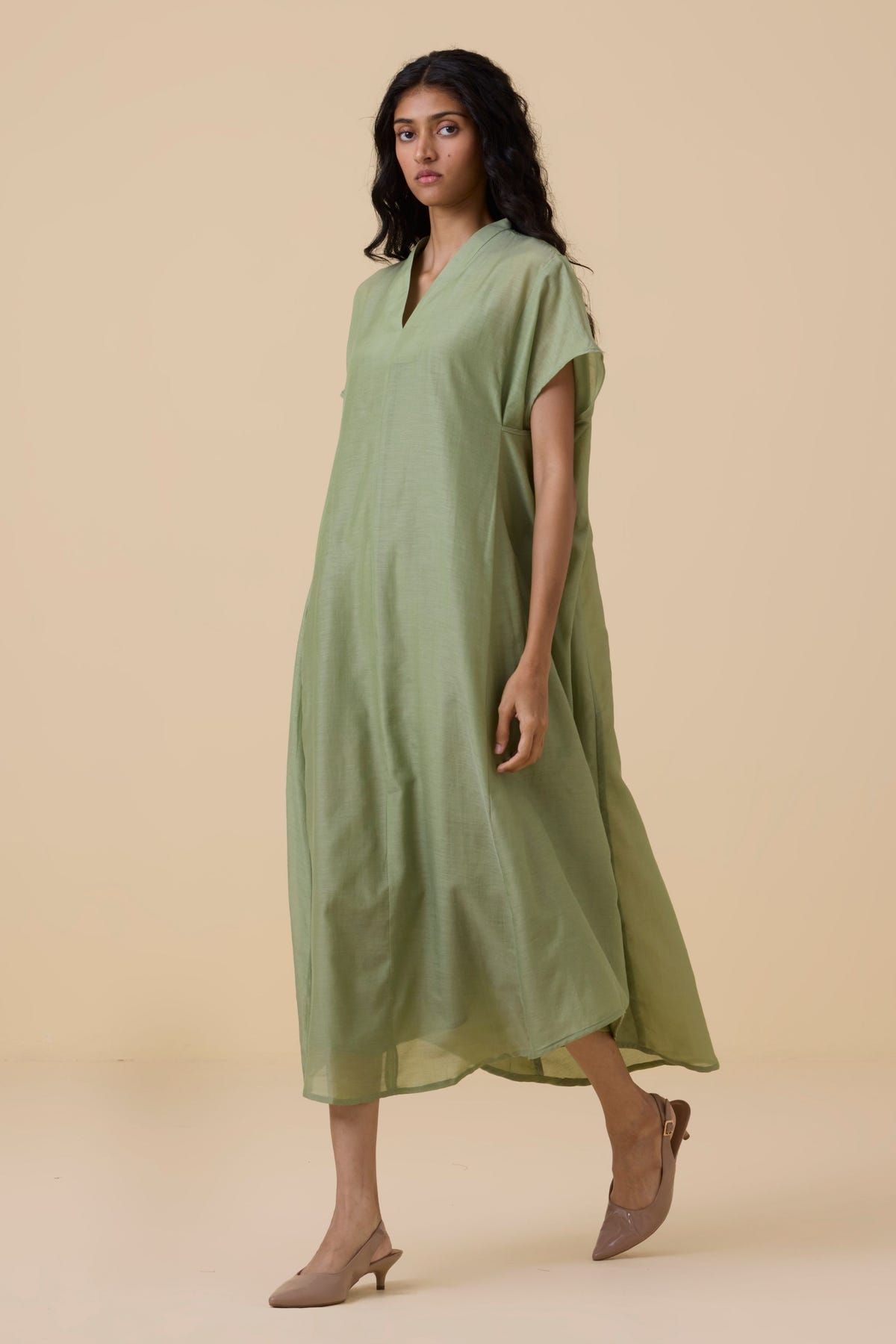 Meer Green Kaftan Dress - image 7