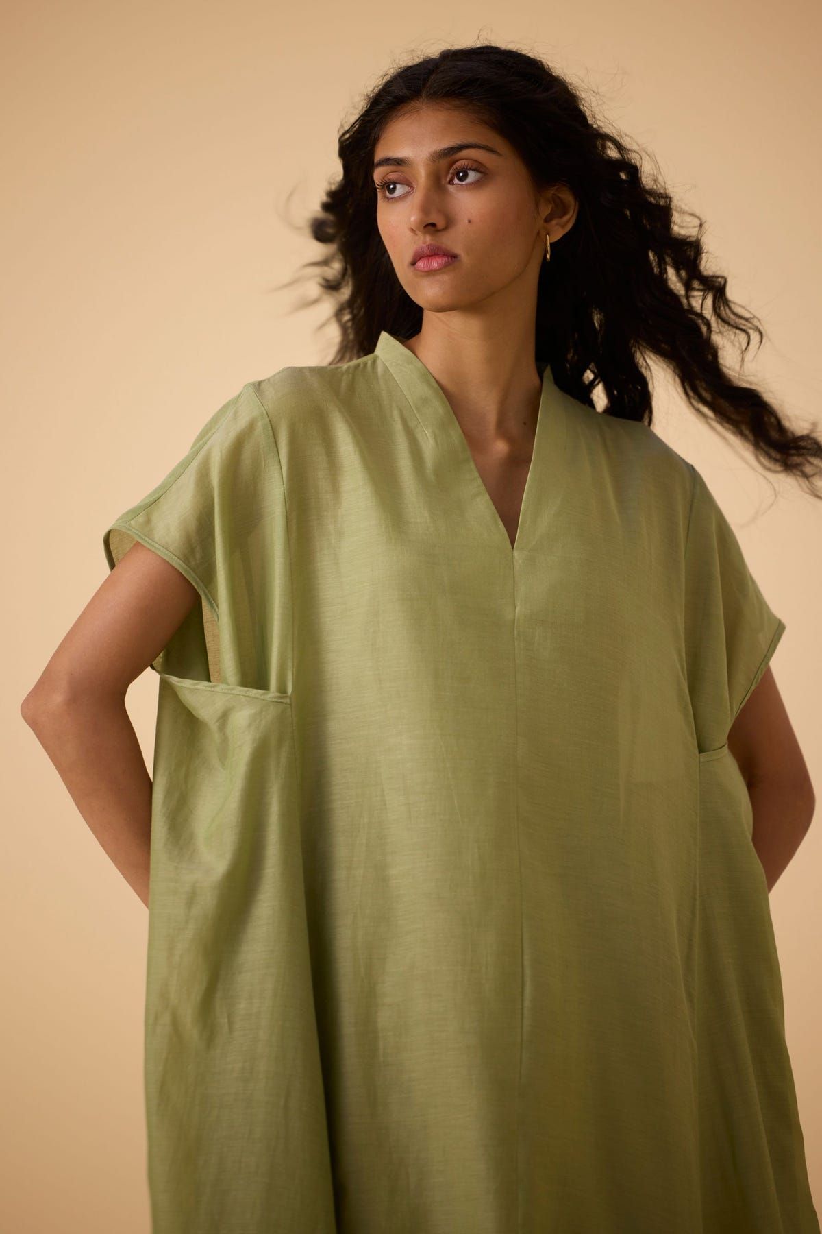 Meer Green Kaftan Dress - image 9