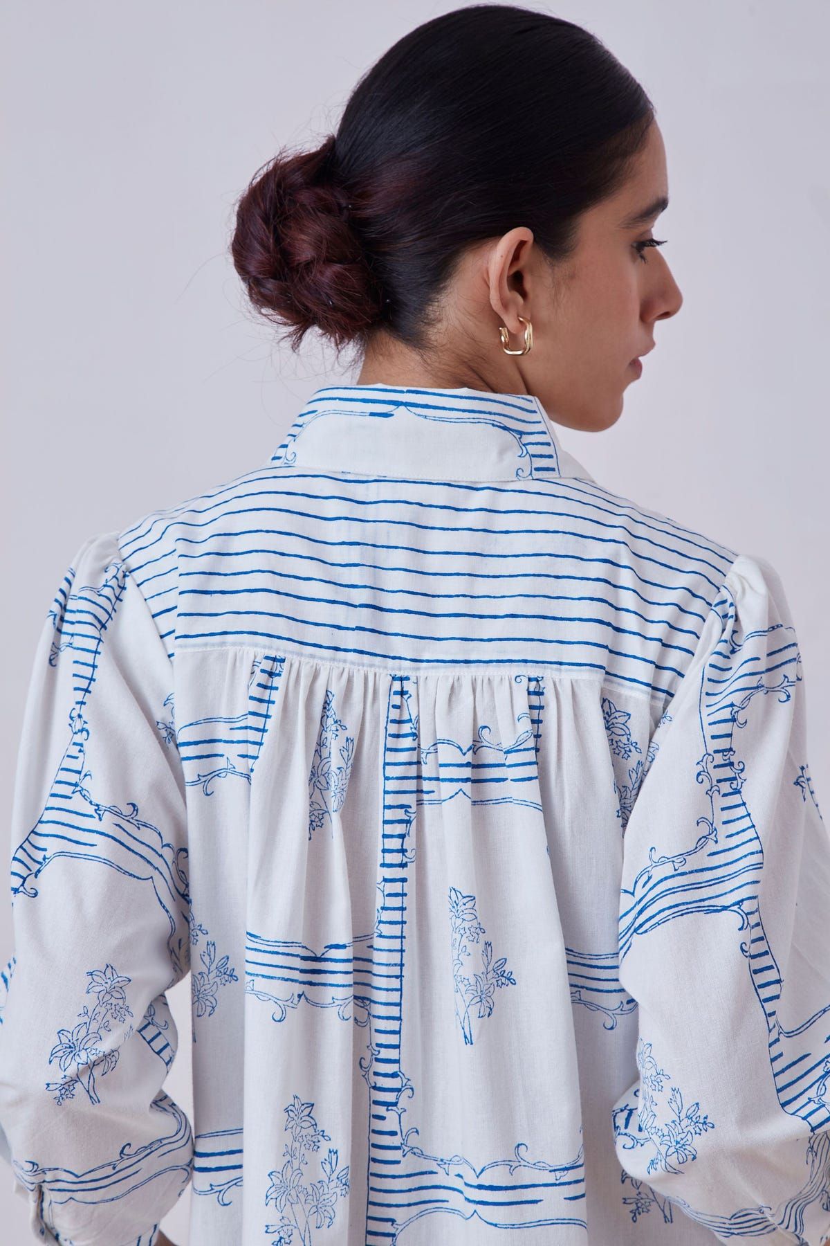 Puro Blue Hand Printed Dress - image 6