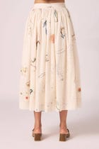 Maud Zodiac Print Cotton Skirt view 12
