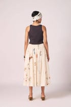 Maud Zodiac Print Cotton Skirt view 13