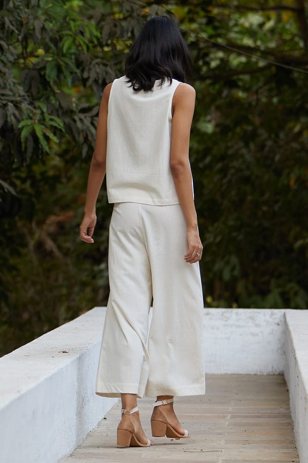 The Summer House — Freida Handwoven Relaxed Pants