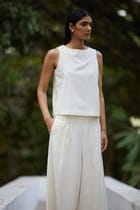 Freida Handwoven Relaxed Pants view 3