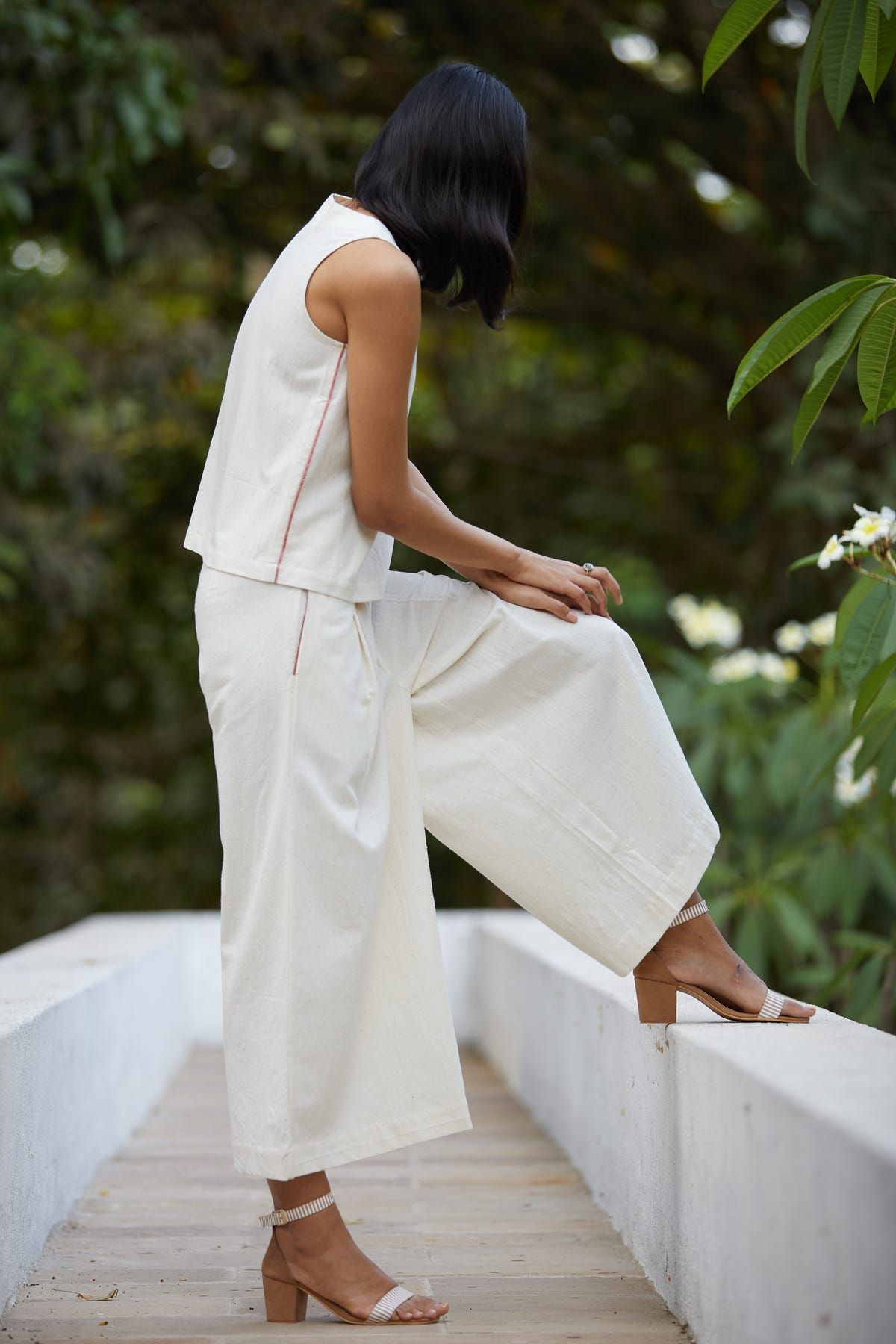 Freida Handwoven Relaxed Pants - image 4