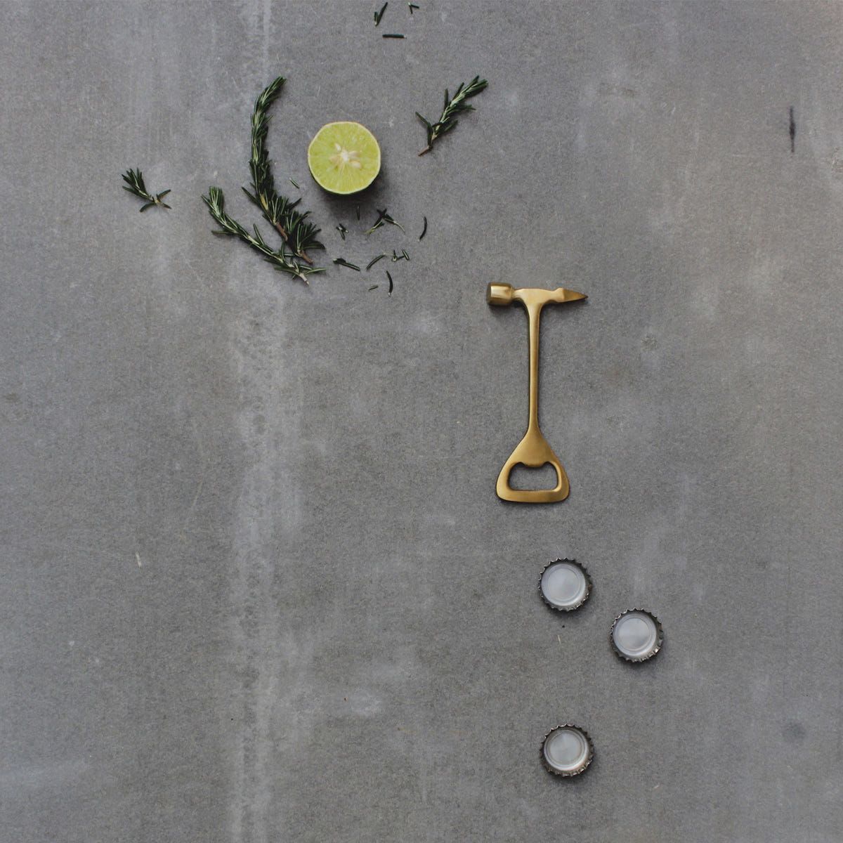 Brass Bottle Opener - image 1