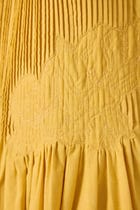 Amani Yellow Embroidered Dress view 8