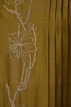 Oleg Green Handwoven Maxi Dress view 8
